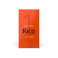 Rico by D'Addario Bass Clarinet Reeds, Strength 2.5, 25 Pack