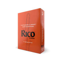 Rico Contra Bass Clarinet / Bass Saxophone  Reeds, Strength 1.5, 10-pack