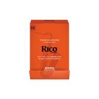 Rico by D'Addario Tenor Saxophone Reeds, Strength 3.0, 50-pack