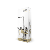 D'Addario Select Jazz Filed Tenor Saxophone Reeds, Strength 2 Soft, 5-pack