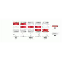 Ibanez RX70QA Electric Guitar - Transparent Red  Burst