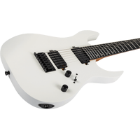 Spira Guitars S-407-MWH 7 String Electric Guitar - Satin White