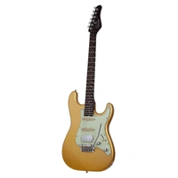 Schecter Nick Johnston Traditional 10th Anniversary HSS Atomic Saffron
