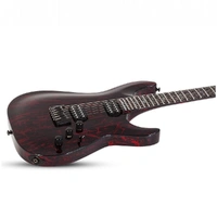 Schecter C-1 Silver Mountain - Blood Moon Electric Guitar
