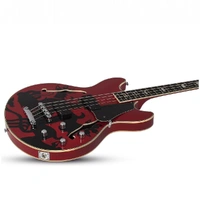 Schecter Simon Gallup Signature 4 String Corsair Hollowbody Bass Guitar