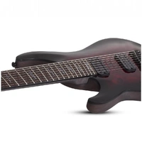 Schecter Omen Elite-8 MS Black Cherry Burst 8-String Left Handed Electric Guitar
