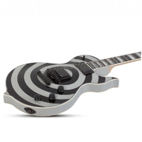 Wylde Audio Odin Grail Electric Guitar  Black / Silver Bullseye