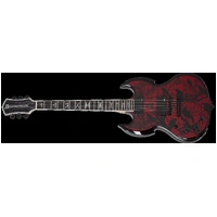 Wylde Audio Left Handed Barbarian Electric Guitar - Blood Raven