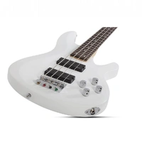 Schecter 4 String  C-4 Deluxe Bass Guitar - Satin White