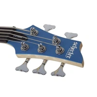 Schecter C-5 Deluxe Satin Metallic Light Blue 5-String Bass Guitar