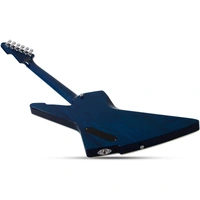 Schecter E-1 Electro-Resin 6 String  Electric Guitar - Transparent Blue