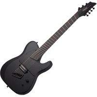 Schecter PT Black Ops 7 String Electric Guitar - Satin Black Open Pore
