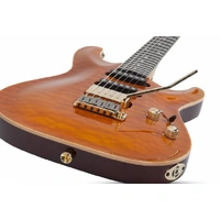 Schecter California Classic Series Electric Guitar w/ Case - Transparent Amber