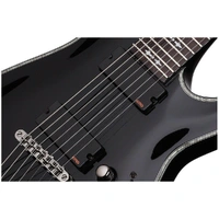 Schecter Hellraiser C-7  7-String Electric Guitar Gloss Black 