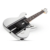 Schecter Signature DJ Ashba Electric Guitar, Satin White