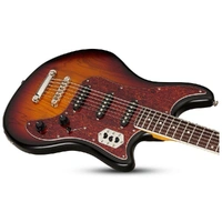 Schecter Guitar Research Hellcat VI Electric Guitar SCH293 3-Tone Sunburst