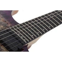 Schecter C-6 Pro Electric Guitar - Aurora Burst - BURL TOP, COIL SPLIT TAP