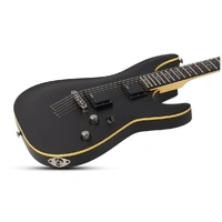 Schecter Research Demon 6 Electric Guitar Electric Aged Black Satin (ABSN) Fact 2nd