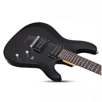 Schecter SCH430 C-6 Deluxe Electric Guitar Satin Black