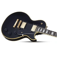 Schecter SHC-658 Solo-II Custom 6-String Electric Guitar - Aged Black Satin
