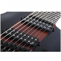 Schecter C-8 Multi-scale Rob Scallon 8-String Electric Guitar - Satin Dark Roast