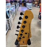 Sqoe SETL-600 Electric Guitar - Transparent natural wood color