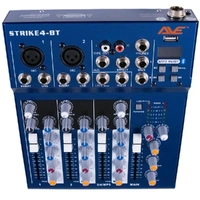 AVE Strike 4 Bluetooth PA Audio Mixer with Delay – 4 Channel