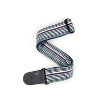D'Addario Woven Latin Line Art Guitar Strap, Blue