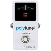 TC Electronic Polytune 3 Polyphonic Guitar Tuner Pedal with Bonafide Buffer