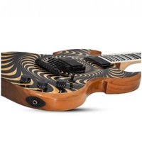 Wylde Audio Barbarian Rawtop Psychic Bullseye Electric Guitar 