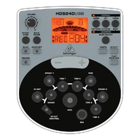 The Behringer High-Performance 8-Piece XD80USB Electronic Drumkit Set