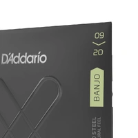 D'Addario XT Banjo Nickel Plated Steel, Light, 09-20