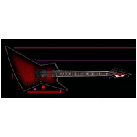 Dean Zero Select Evertune Fishman Fluence BCB Electric Guitar