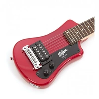 Hofner Shorty Electric Guitar with Gig Bag - Red