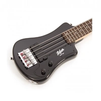 Hofner CT Shorty Bass Guitar with Gig Bag -  Black