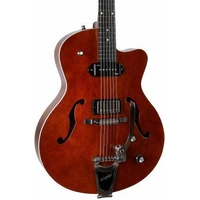 Godin 5th Avenue Uptown Custom 6-String Hollowbody Electric Guitar Havana Brown