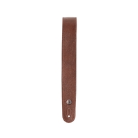 D'Addario Slim Garment Leather Guitar Strap, Brown