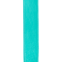 D'Addario Slim Garment Leather Guitar Strap, Teal