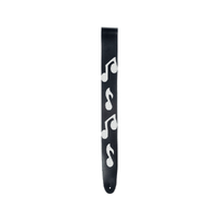 D'Addario Icon Collection Leather Guitar Strap, Note