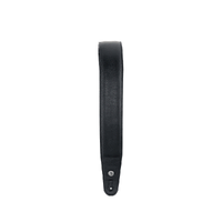 D'Addario Padded Garment Leather Guitar Strap, Black