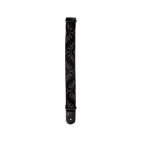 D'Addario Woven Guitar Strap, Black/Grey Tattoo