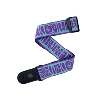 D'Addario Grateful Dead Woven, Dancing Bears, Teal/Purple