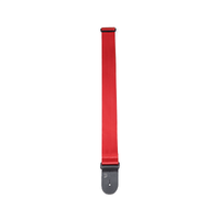 D'Addario Seat Belt Guitar Strap, Red 50mm