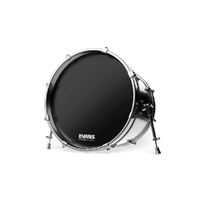 Evansƒ?½ Resonant Black Bass Drum Head, 18 Inch
