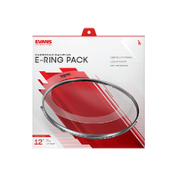 Evans 1.5 Inch E-Ring 10 Pack, 12 Inch