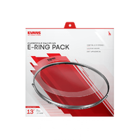 Evans 1.5 Inch E-Ring 10 Pack, 13 Inch
