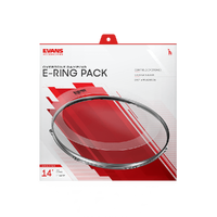 Evans 1 Inch E-Ring 10 Pack, 14 Inch
