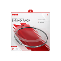 Evans 2 Inch E-Ring 10 Pack, 14 Inch