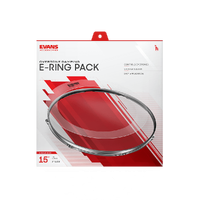 Evans 2 Inch E-Ring 10 Pack, 15 Inch