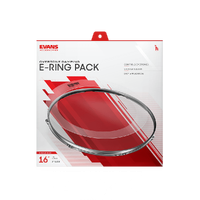 Evans 2 Inch E-Ring 10 Pack, 16 Inch